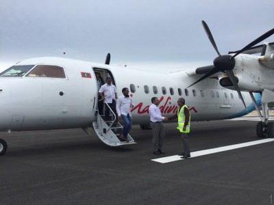 މާފަރު އެއާޕޯޓަށް ޓެސްޓް ފްލައިޓު ޖައްސައިފި