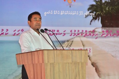 ފްލޯ-ކްރޮސްކުރުން ގާނޫނުން މަނާކުރާނެ ކަމަށް އެމްޑީޕީގެ މެނިފެސްޓޯގައި ވެސް ބުނެފައިވޭ: ރައީސް