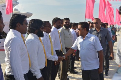 ރައީސް ޔާމީން މާދަމާ ކުޅުދުއްފުއްޓަށާއި ނޮޅިވަރަންފަރަށް ވަޑައިގަންނަވަނީ