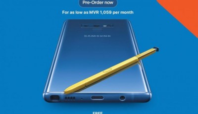 މާދަމާ ރެއިން ފެށިގެން ދިރާގުން ގެލެކްސީ ނޯޓްް9 ވިއްކަން ފަށާނީ