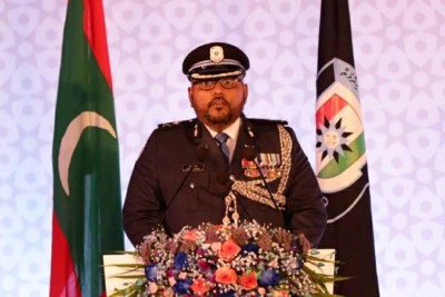 އެކްޓިން ޕޮލިސް ކޮމިޝަނަރުގެ މަގާމުގައި ހުންނެވި ނަވާޒު އެންވަޔަރަމެންޓްގެ ނައިބަކަށް