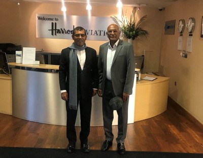 ސައުދީ ދަތުރުފުޅު ނިންމަވާލައި ރައީސް ނަޝީދު ލަންޑަނަށް