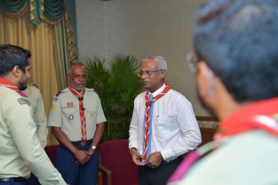 ޗީފް ސްކައުޓްގެ މަގާމު ރައީސް ގަބޫލު ކުރައްވައިފި