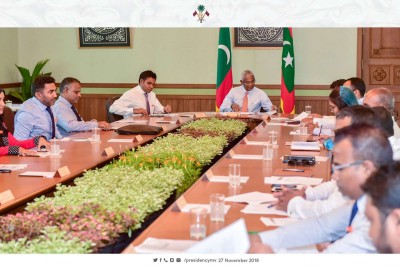 ރައީސް އޮފީހުގެ ރަސްމީ ގަޑި ހެނދުނު 8 އިން 3 އަށް ބަދަލުކޮށްފި
