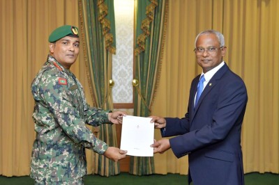 ޗީފް އޮފް ޑިފެންސް ފޯސްކަމަށް ޝަމާލް އައްޔަން ކުރައްވައިފި