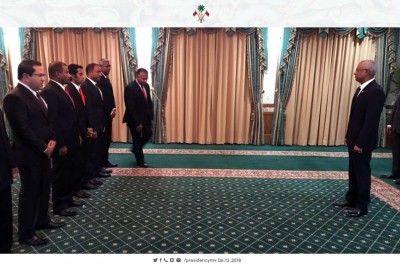 ނުވަ ބޭފުޅަކަށް ސްޓޭޓް މިނިސްޓަރުކަން ދެއްވައިފި