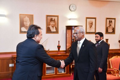 ލަންކާގެ މިނިވަން ދުވަހަށް ރައީސް ސޯލިހު ކޮލޮމްބޯއަށް