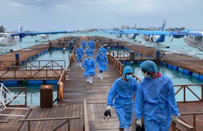 މޯލްޑިވިއަންއިން ކޮވިޑް-19އާ ގުޅޭ 500 ސީޕްލޭން ދަތުރުކޮށްފި