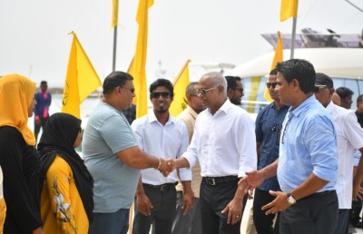 ރައީސް، ޕްރައިމަރީގެ ކެމްޕެއިނަށް ނ. އަތޮޅުގައި
