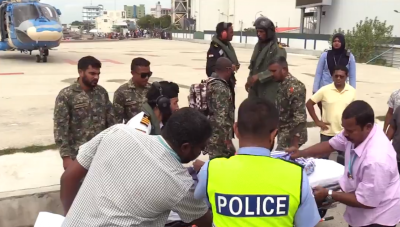 އެކްސިޑެންޓެއްގައި އަނިޔާވި ކުޑަކުއްޖަކު ހެލިކޮޕްޓަރުގައި މާލެ ގެނެސްފި