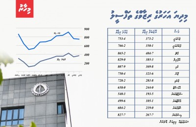 އަހަރު ނިމުނު އިރު ބޭނުންކުރެވޭ ރިޒާވްގައި ހުރީ 267 މިލިއަން ޑޮލަރު