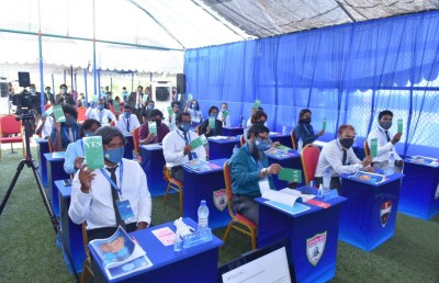 އިންތިހާބު ބާއްވައި، ބައްސާމް ރައީސަކަށް ހޮވައިފި!