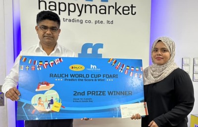 އެންމެ ގިނަ މެޗުގެ ސްކޯ ދިމާކުރި ބައިވެރިޔާ އަށް ހެޕީ މާކެޓުން ރިސޯޓު ދަތުރެއް ދީފި