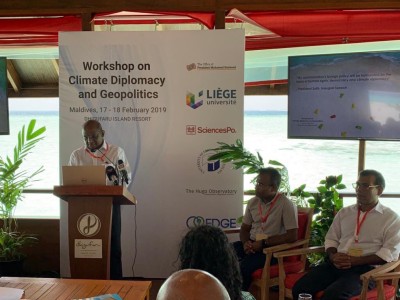 ކްލައިމެޓް ޑިޕްލޮމަސީގައި ހުއްޓާނުލާ އަޑު އުފުލާނަން: ޝާހިދު