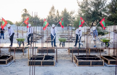 ވިލިގިނލީގައި ހަދާ 50 ފްލެޓްގެ ބިންގާ އަޅައިފި