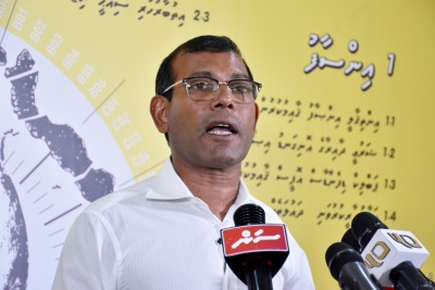 މުއިއްޒު ވަނީ އިހުމާލުވެފައި، ތަހުގީގެއް ހިންގެން ޖެހޭނެ: ނަޝީދު