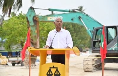 ކޮންމެ ދުވަހަކު ރިބަން ކަނޑަން ޖެހޭ ވަރަށް ކަންކަން ކުރެވިއްޖެ: ރައީސް