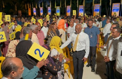 އެމްޑީޕީގެ އެކަނި ސަރުކާރެއް ބޭނުން، އެކަމަކު އިންތިހާބު ކާމިޔާބު ވާން އޮތީ ޕާޓީތަކާ ގުޅިގެން: ރައީސް