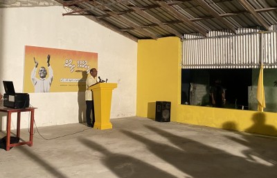 އަޅުގަނޑުގެ ވާދަވެރިން ފައިސާ ބަހާނެ، އެ ފައިސާގައި ހިފާތި: ނަޝީދު