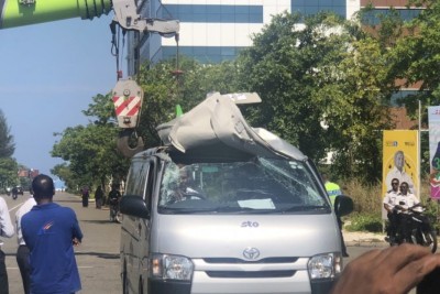 ހުޅުމާލޭގައި ވޭނަކާއި ކެރޭނެއް ޖެހި އެކްސިޑެންޓް ވެއްޖެ