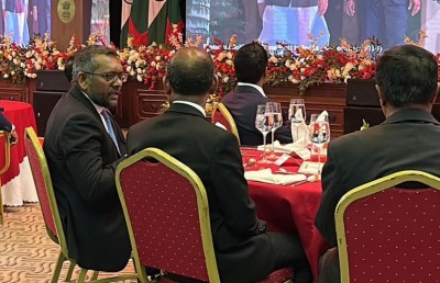 ޕްރައިމަރީ އަށް ފަހު ފުރަތަމަ ފަހަރަށް ދެ ރައީސުން އެއް ތަނަކުން