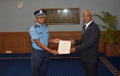 ކޮމިޝަނަރު އޮފް ޕޮލިސްގެ މަގާމު ހަމީދަށް ދެއްވައިފި