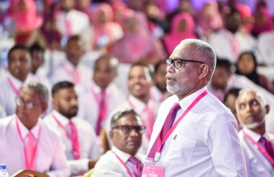 "ހޯޕް ކޮންފަރެންސް" ފަށަމުން މެމްބަރުން ދެއްކީ ޔާމީން ނޫން ކެންޑިޑޭޓަކު ބޭނުން ނުވާކަން