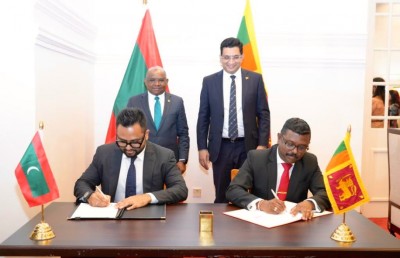 ލަންކާ އާއި ރާއްޖެއާ ދެމެދު ބޯޑާ ސެކިއުރިޓީއާ ގުޅޭ އެއްބަސްވުމެއްގައި ސޮއިކޮށްފި