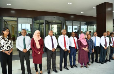 ހުޅުމާލޭގައި ސަރުކާރުގެ އާ އޮފީސް އިމާރާތް ހުޅުވައިފި