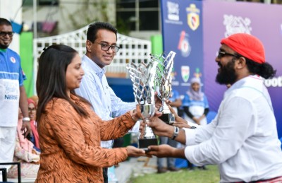 ނެސްލޭ ކިޑްސް ފުޓްބޯލް ފިއެސްޓާ ފަށައި ކުޑަކުދިންގެ މޫނު މައްޗަށް ހިނިތުންވުން