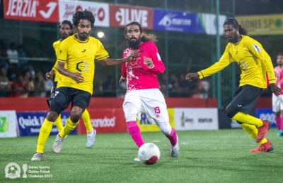 ގޯލްޑަން ފުޓްސަލްގެ މާލޭ ޒޯން މެޗުތަކުގައި ބޮޑެތި ސްކޯތަކެއް