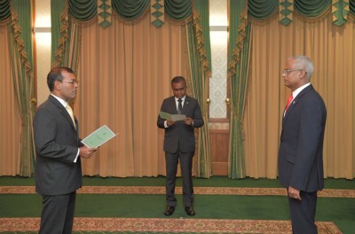 ރައީސް ނަޝީދު ޖޭއެސްސީގެ މެންބަރުކަމުގެ ހުވާ ކުރައްވައިފި