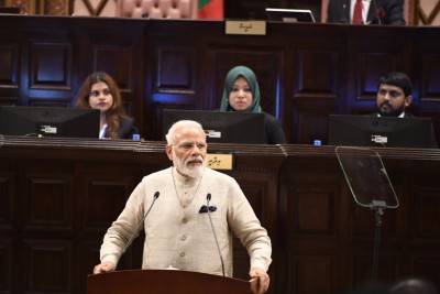 ނޫ އިގްތިސާދުގެ ފައިދާ ހޯދުމަށް ރާއްޖެއަށް ވުރެ އެކަށޭނަ ބައިވެރިއެއް ނެތް: މޯދީ