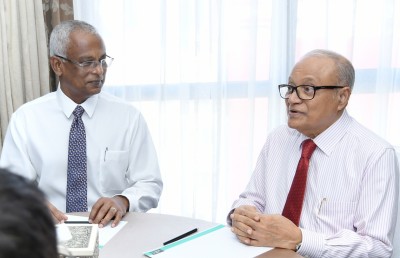 ރައީސް އާއި އެމްއާރުއެމްގެ ބައްދަލުވުން: ގޮތެއް ނުނިމޭ، އިތުރަށް މަޝްވަރާކުރަނީ