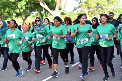 ފަސްޓް ލޭޑީ ފަޒްނާ އަމީނިއްޔާގެ އަލިމަސް ޖުބިލީ ދުވުމުގައި ބައިވެރިވެވަޑައިގެންފި