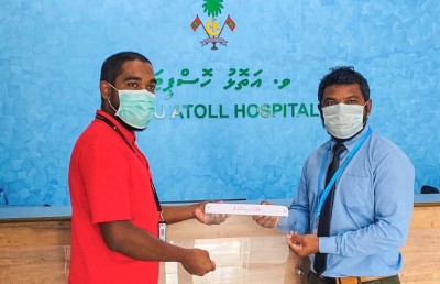 ބީއެމްއެލް އިން 10 ހޮސްޕިޓަލަކަށް ފޭސް ޝީލްޑް ހަދިޔާކޮށްފި