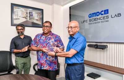 ފެނާއި ކާބޯތަކެތި ޓެސްޓުކުރާ ލެބެއް އޭއެމްޑީސީން ހުޅުވައިފި