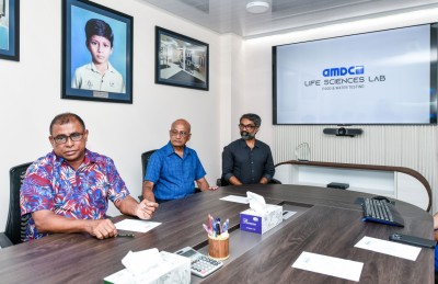 ފެނާއި ކާބޯތަކެތި ޓެސްޓުކުރާ ލެބެއް އޭއެމްޑީސީން ހުޅުވައިފި