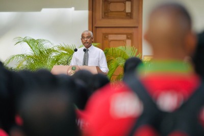 އައިއޯއައިޖީ ބާއްވަން ފުރުސަތު ލިބުނަސް ވަކިން ބޮޑެތި ހަރަދުތަކެއް ނުކުރާނަން: ރައީސް