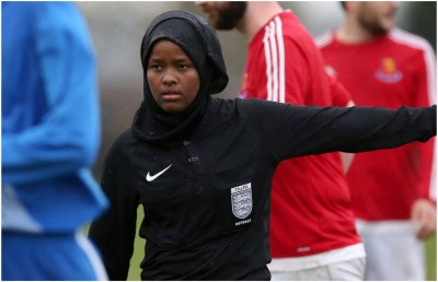 މުސްލިމް އަންހެން ރެފްރީގެ އަމާޒު ޕްރިމިއާ ލީގަށް