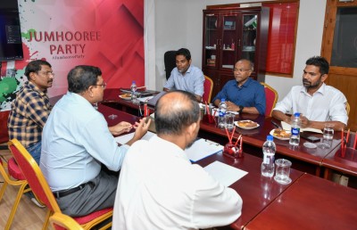 ޖުމްހޫރީ ޕާޓީއާ އެކު މަސައްކަތް މިކުރަނީ އެމްޑީޕީއަށް އެންމެ ފައިދާވާނެ ގޮތް ހޯދަން: ހަސަން ލަތީފް