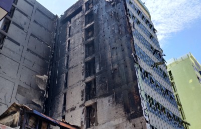 އަލިފާނުގައި ގަދަގޭ މުހައްމަދުފުޅު ބިލްޑިންގަަށް ބޮޑެތި ގެއްލުންތަކެއް