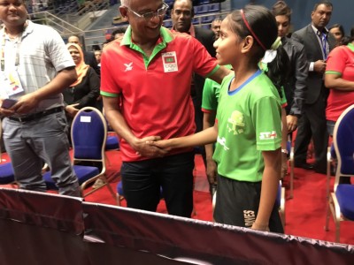 ވަރުގަދަ މޮރިޝަސް އާއި މެޔޯޓް ބަލިކޮށް ރާއްޖޭގެ އަންހެން ޓީޓީ ޓީމު ސެމީއަށް