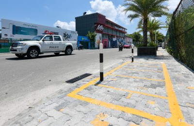 މާލެ ތާރު މަގުގައި ފުރަތަމަ ފަހަރަށް ޕާކިން ޖާގަތަކެއް ހަދައިފި