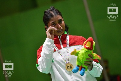 އައިއޯއައިޖީ: ބެޑްމިންޓަން ސިންގަލްސް އިން ނަބީހާ ރަން މެޑަލް ހޯދައިފި