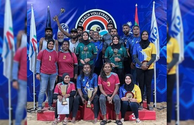 ބީޗް ވޮލީބޯޅަ ސީރީޒް އެކެއް ކާމިޔާބުކުރީ ކުޑަކާއްޓޭ-އެޑަމް އަދި އަރީޝާ-މާޖިދާ