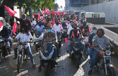 މީހުން ހައްޔަރުކޮށް، ސައިކަލްތައް ޓޯކޮށް ސައިކަލް ބުރު ހުއްޓުވައިފި