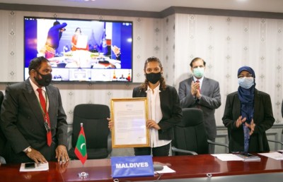 ރުބެއްލާ ނައްތާލުމުން ޑަބްލިއުއެޗްއޯއިން ތައުރީފްކޮށް ސެޓްފިކެޓެއް