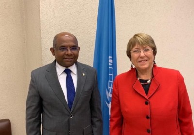 އިންސާނީ ހައްގުތައް ހިމާޔަތްކުރުމުގައި ރާއްޖެއަކީ މިސާލެއްކަމަށް ބުނެފި