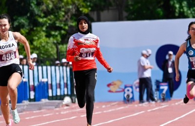 އޭޝިއާ ޔޫތު މުބާރާތުގެ 100 މީޓަރު ދުވުމުން އަހްނާ ސެމީ އަށް